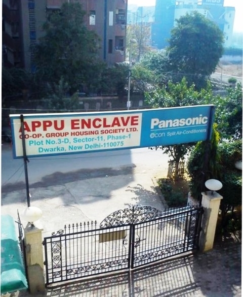 3 bhk flat for sale in Appu Enclave Apartment1